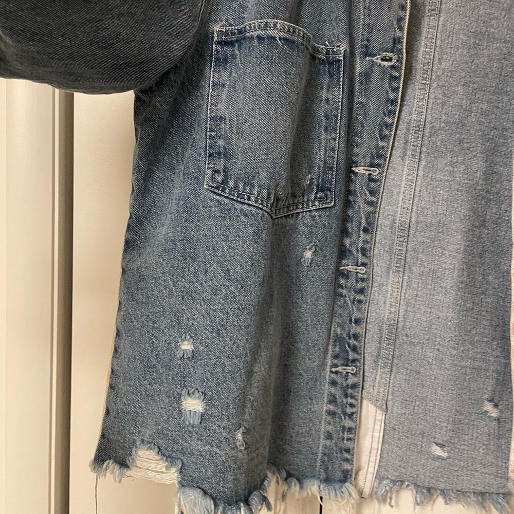 Gimmicks by BKE Blue and Pink Jean Jacket - Picture 6 of 10